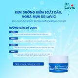  Kem dưỡng ẩm ngừa mụn Dr.Lavic AC Treat & Prevent Sensitive Cream kiềm dầu, chống tái phát mụn 20g DR959 