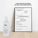  Gel phục hồi và làm dịu da tức thì Dr.Lavic ultra soothing gel 500ml DR801 