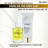  Bộ 2 sản phẩm dưỡng trắng bảo vệ da mờ thâm nám sạm, tàn nhang, ngăn tăng sắc tố melanin SENNIO SNO 660-22 