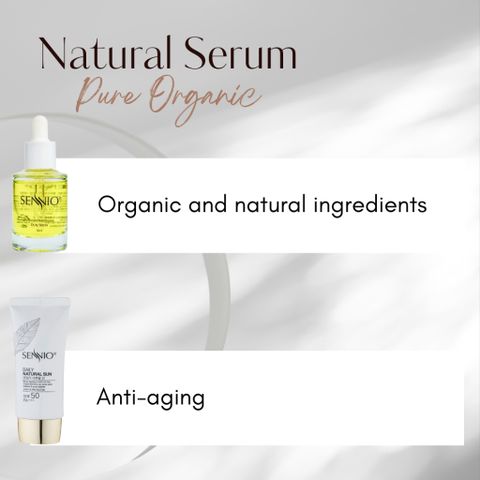  Bộ 2 sản phẩm dưỡng trắng bảo vệ da mờ thâm nám sạm, tàn nhang, ngăn tăng sắc tố melanin SENNIO SNO 660-22 