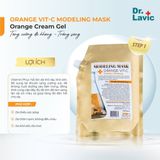  Mặt nạ dưỡng trắng làm sáng da Dr.Lavic Modeling Mask Orange Vit-C SNO839 