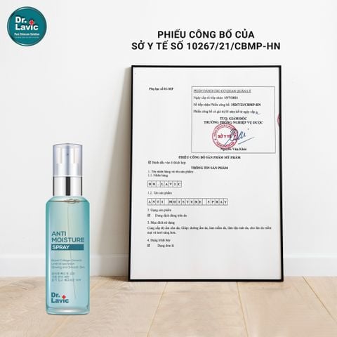  Xịt Khoáng Mặt Dưỡng Ẩm Làm Dịu Da Filler Đường Bôi DR.LAVIC ANTI MOISTURE 60ML - DR934 