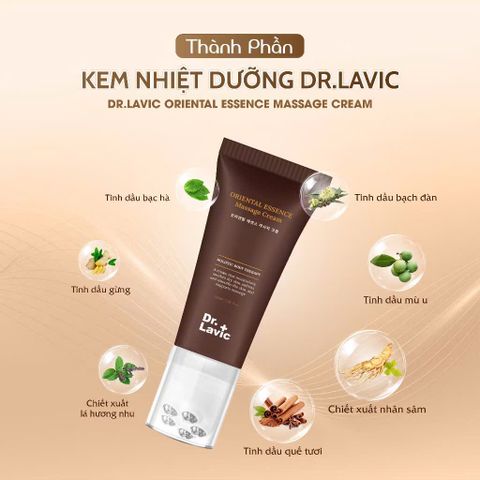  Kem nhiệt dưỡng giảm tắc nghẽn lưu thông giảm đau nhức tê bì Dr.Lavic 80ml DR979 