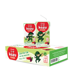Sữa trái cây Aiwado Kazu Chan - Trái cây tổng hợp (thùng 48 hộp 110ml)