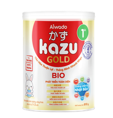 Sữa bột Aiwado Kazu Bio Gold 1+ 810g (từ 12 - 24 tháng)