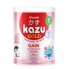 Sữa bột Aiwado Kazu Gain Gold 1+ 350g (12 - 24 tháng)