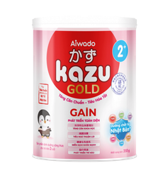 Sữa bột Aiwado Kazu Gain Gold 2+ 350g (trên 24 tháng)