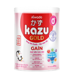 Sữa bột Aiwado Kazu Gain Gold 0+ 810g (0 - 12 tháng)