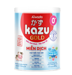 Sữa bột Aiwado Kazu Miễn Dịch Gold 0+ 810g (0 - 12 tháng)