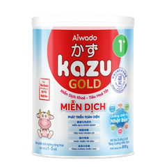 Sữa bột Aiwado Kazu Miễn Dịch Gold 1+ 810g (từ 12 - 24 tháng)