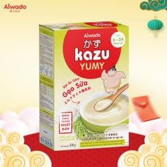 Bột ăn dặm Aiwado Kazu Yumy gạo sữa 200g