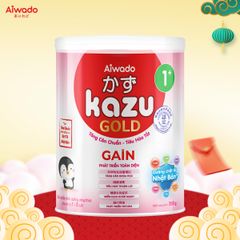 Sữa bột Aiwado Kazu Gain Gold 1+ 350g (12 - 24 tháng)