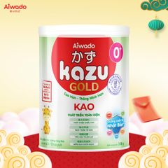 Sữa bột Aiwado Kazu Kao Gold 0+ 350g (từ 0 - 12 tháng)