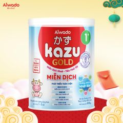 Sữa bột Aiwado Kazu Miễn Dịch Gold 1+ 810g (từ 12 - 24 tháng)