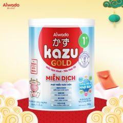 Sữa bột Aiwado Kazu Miễn Dịch Gold 1+ 350g (từ 12 - 24 tháng)