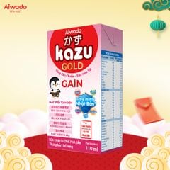 Sữa bột pha sẵn Aiwado Kazu Gain Gold 110ml - thùng 48 hộp (cho bé trên 12 tháng tuổi)