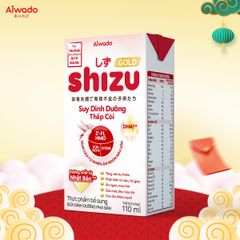Sữa bột pha sẵn Aiwado Shizu Gold Suy Dinh Dưỡng Thấp Còi 110ml - thùng 48 hộp (cho bé trên 6 tháng tuổi)