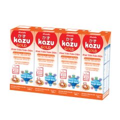 Sữa bột pha sẵn Aiwado Kazu Gold Phát Triển Toàn Diện 180ml - thùng 48 hộp (trên 12 tháng)