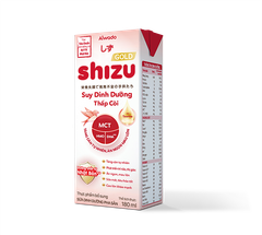 Sữa bột pha sẵn Aiwado Shizu Gold Suy Dinh Dưỡng Thấp Còi 180ml - thùng 48 hộp (cho bé trên 6 tháng tuổi)