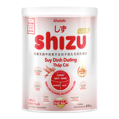 Sữa bột Aiwado Shizu Gold Suy Dinh Dưỡng Thấp Còi 1+ 810g (trên 12 tháng)