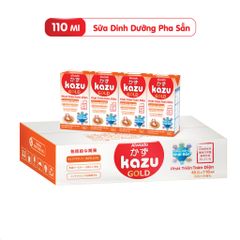 Sữa bột pha sẵn Aiwado Kazu Gold Phát Triển Toàn Diện 110ml - thùng 48 hộp (trên 12 tháng)