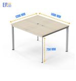  Bàn văn phòng cụm 2 chỗ E-Square BCS-1412 (1400x1200x750 mm) 