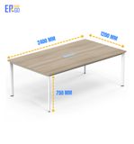  Bàn họp dài E-Ovani BHO-2412 (2400x1200x750 mm) 