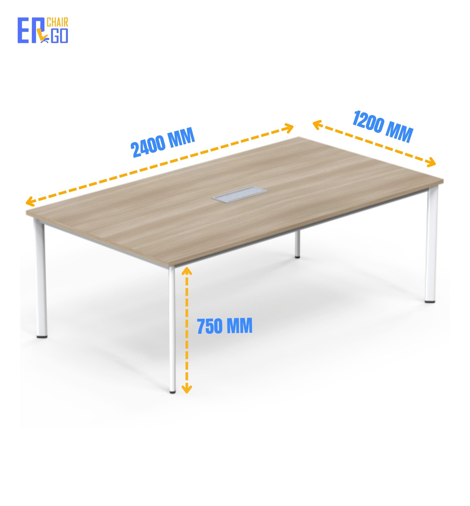  Bàn họp dài E-Ovani BHO-2412 (2400x1200x750 mm) 
