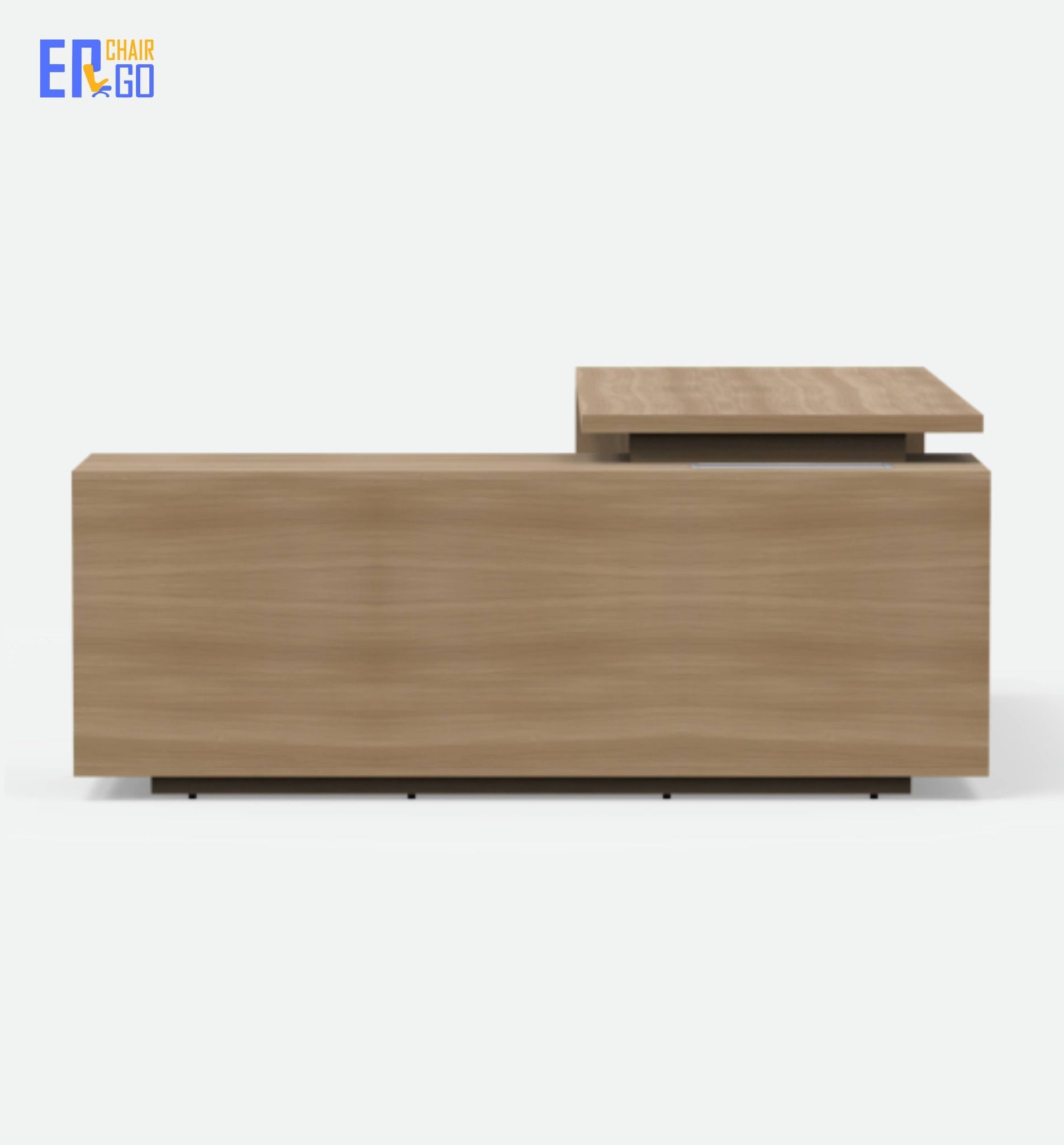  Bàn lãnh đạo liền tủ E-Woodie BGD01-2018 (Bàn 2000x800x750 mm, Tủ 1800x450x630 mm) 