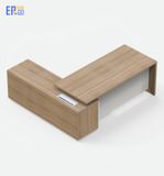  Bàn lãnh đạo liền tủ E-Woodie BGD01-2018 (Bàn 2000x800x750 mm, Tủ 1800x450x630 mm) 