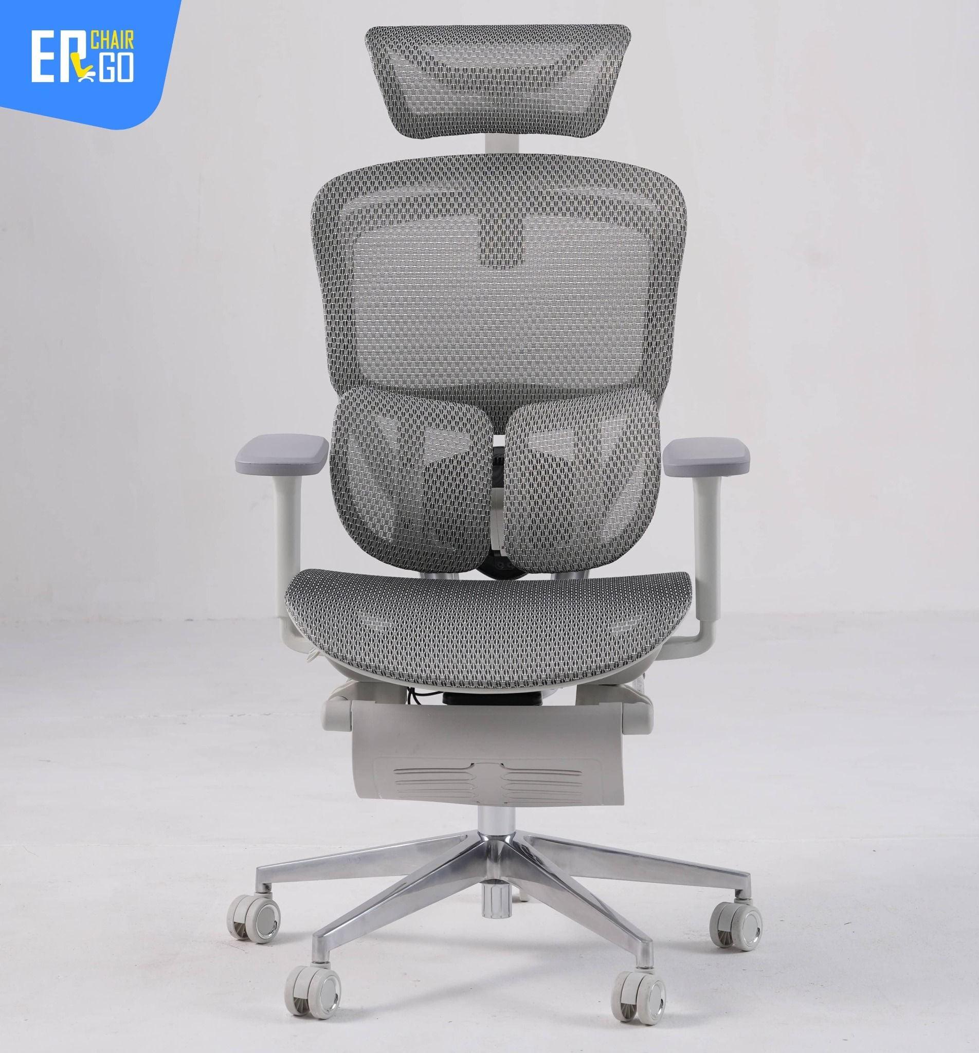  Ghế Công Thái Học Gami Crom bản Lưng Carbon (tùy chọn gắn thêm gác chân) 