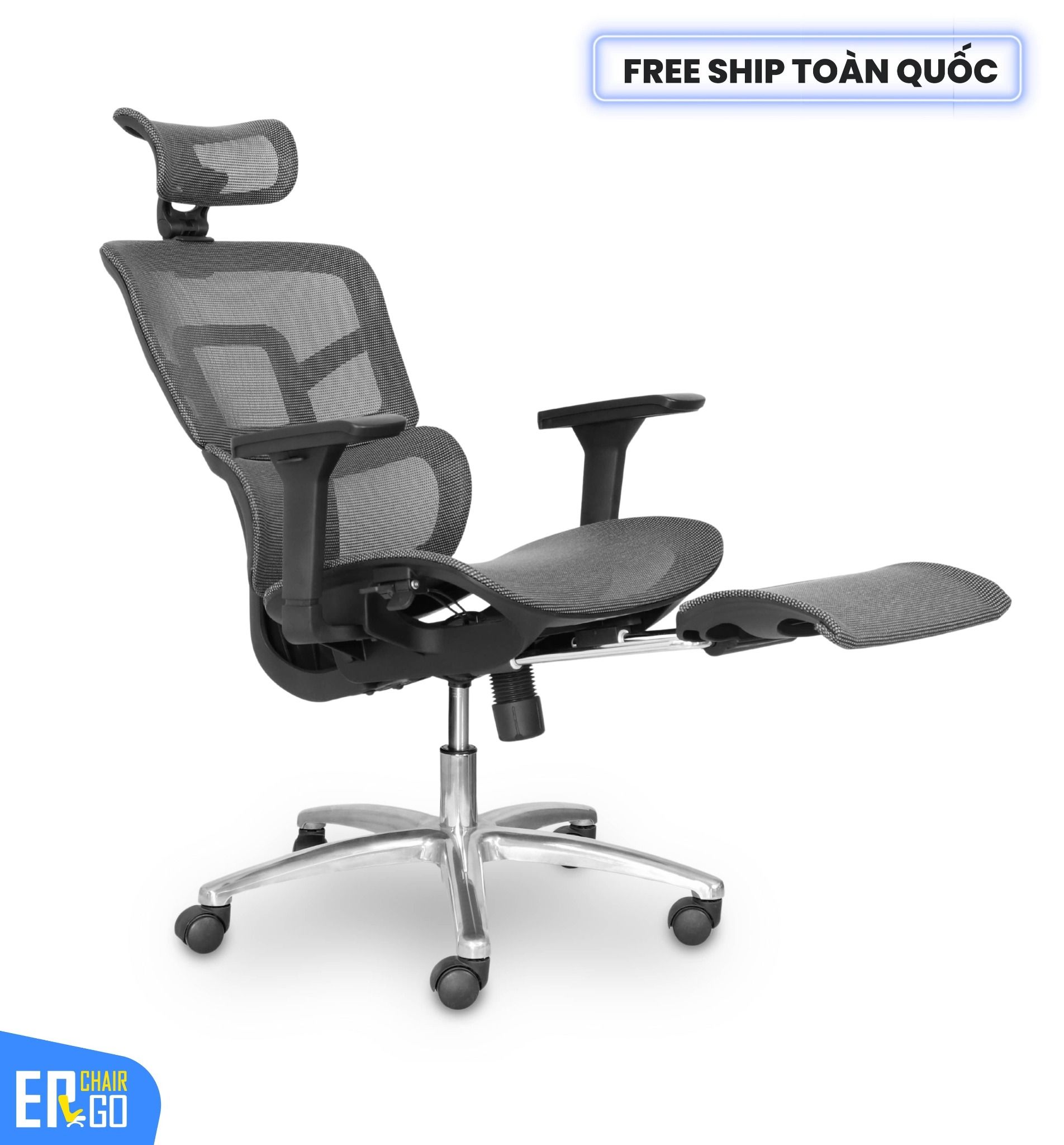  Ghế Công Thái Học Sẵn Gác Chân EA01 