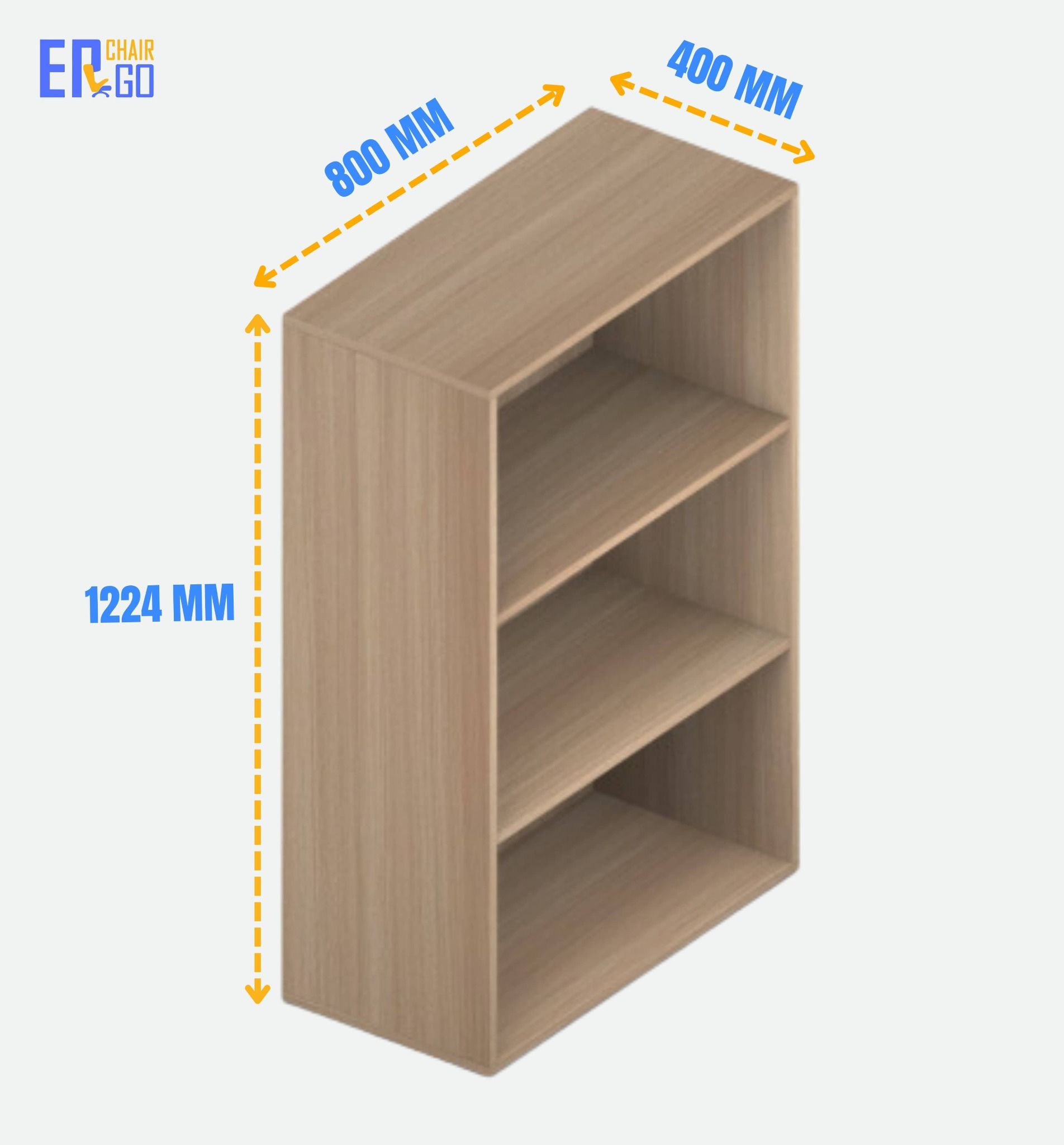  Tủ hồ sơ trung MC-1224-01 (W800 x D400 x H1224mm) 