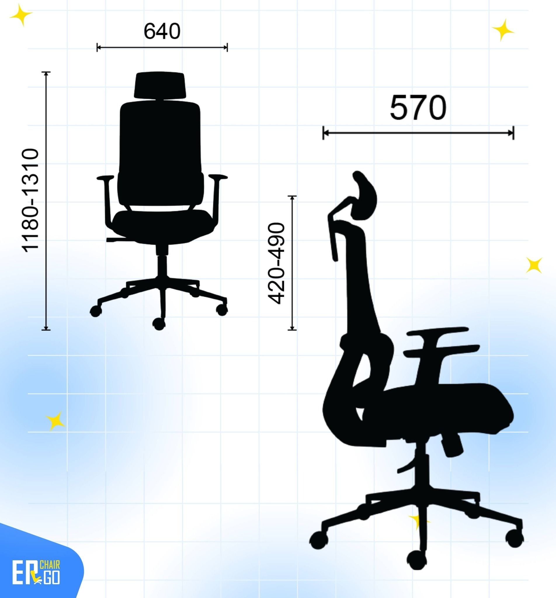  Ghế Công Thái Học EA02 