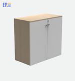  Tủ hồ sơ thấp có cửa LC-750-02 (W800 x D400 x H750mm) 