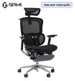  Ghế Công Thái Học Gami Crom bản Pro (tùy chọn gắn thêm gác chân) 