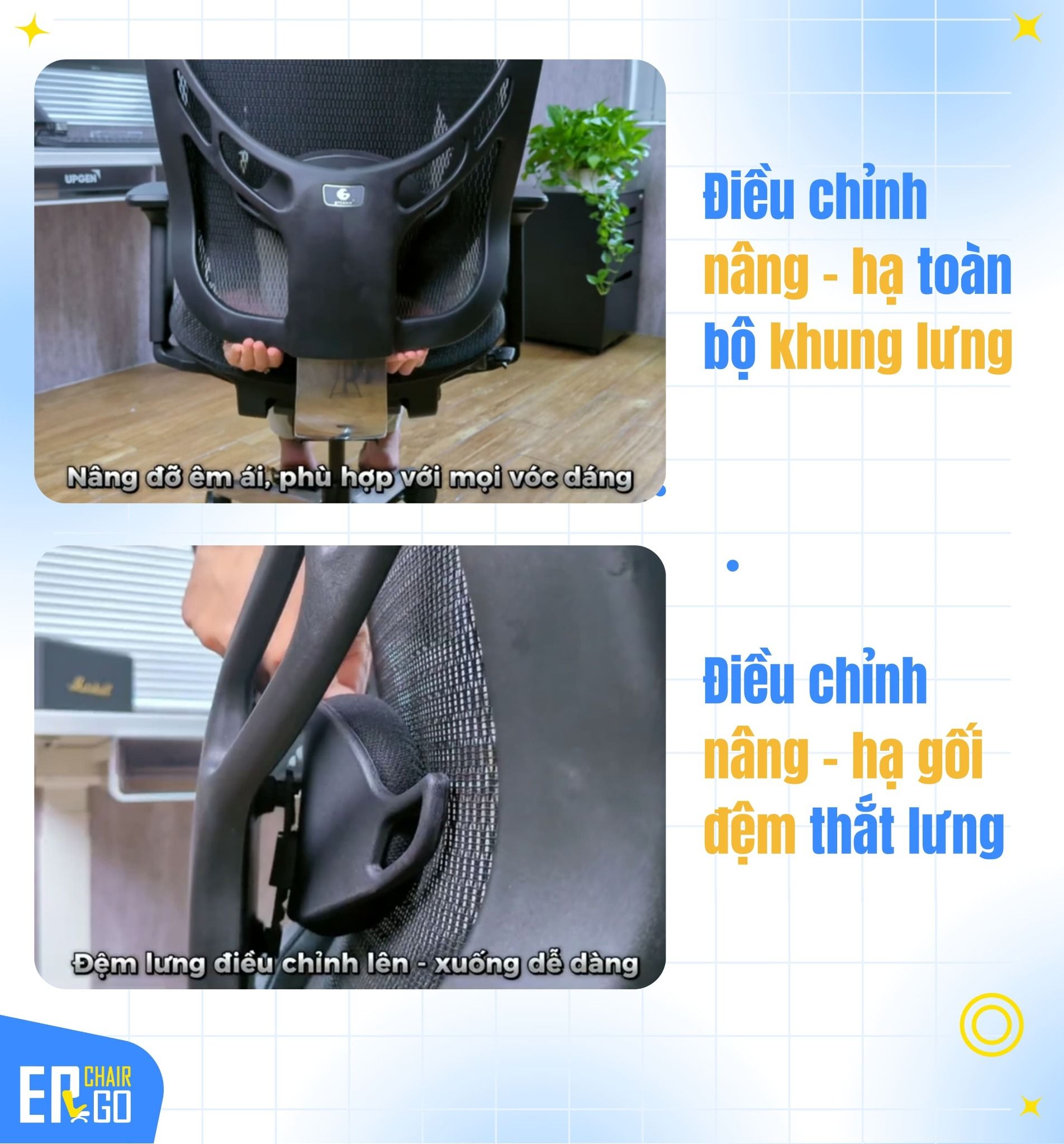  Ghế Công Thái Học GTChair I-VINO MT (Bảo hành 12 năm) 