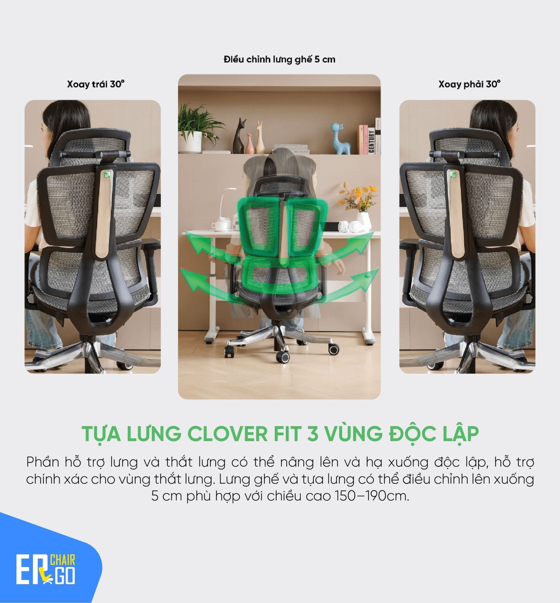  Ghế Công Thái Học UpGen Revolution bản nâng cấp 2025 