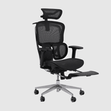  Ghế Công Thái Học Gami Crom bản thường màu All Black (tùy chọn gắn thêm gác chân) 