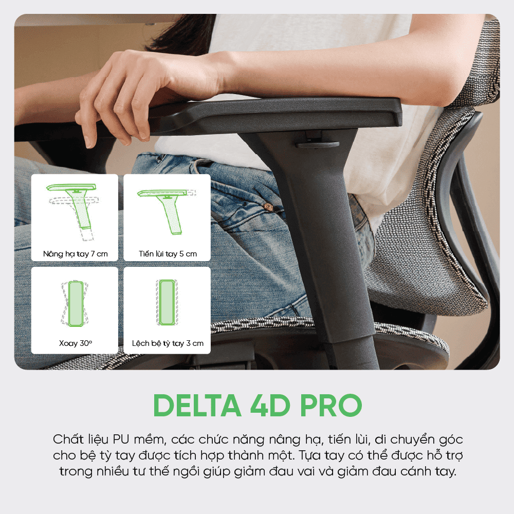  Ghế Công Thái Học UpGen Revolution bản nâng cấp 2025 