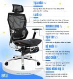  Ghế Công Thái Học Ergonomic X-Men Xeno - Màu Đen (Có kê chân) 