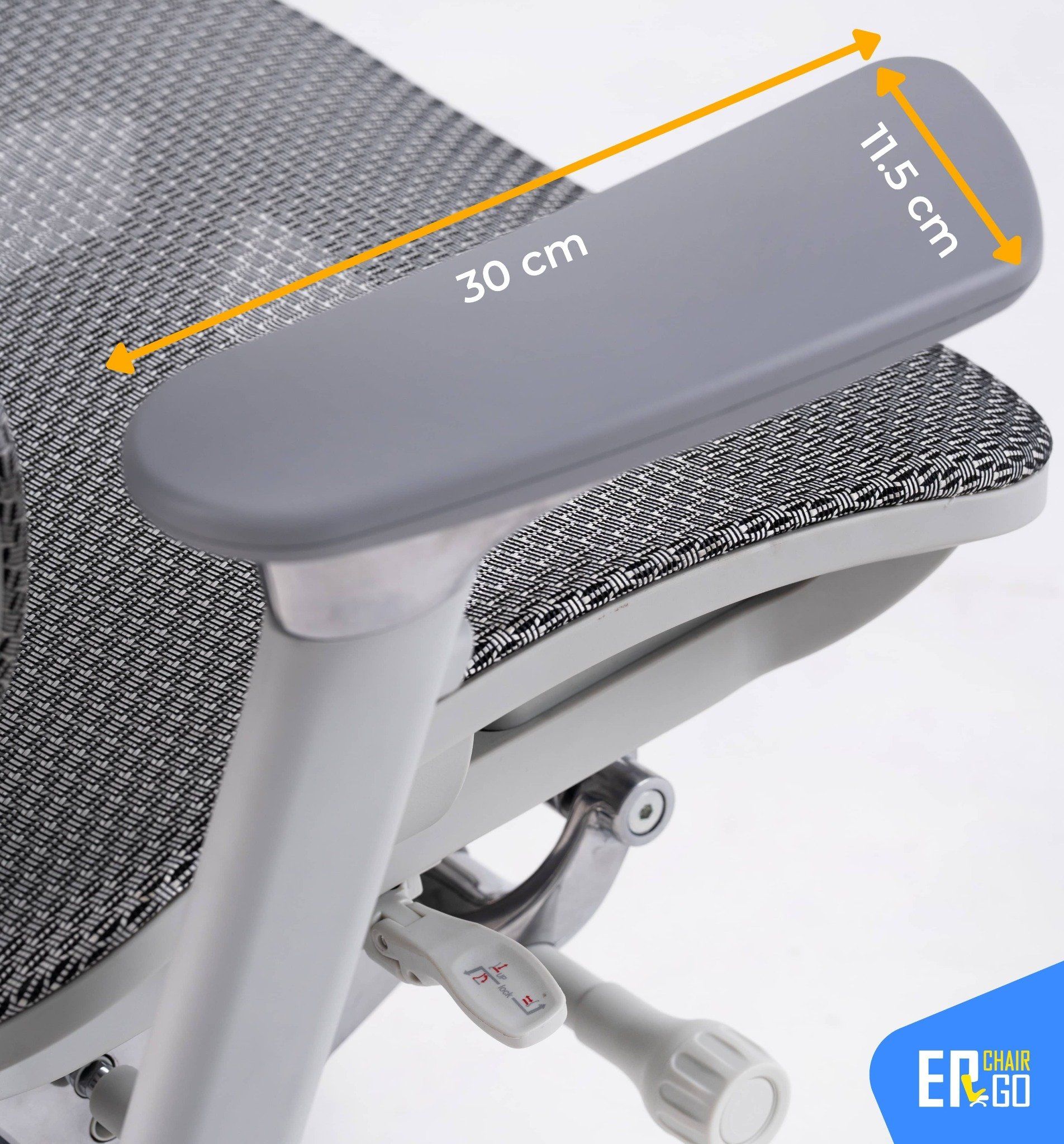  Ghế Công Thái Học Gami Crom bản Pro (tùy chọn gắn thêm gác chân) 