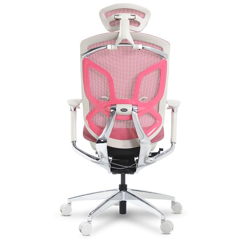  Ghế Ergonomic Công Thái Học Butterfly Hồng Elegant (Tặng Phụ kiện Mắc áo) 