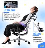  Ghế Công Thái Học Ergonomic Marrit Đen Bản 5D 2023 (Tặng Phụ Kiện Mắc Áo) 