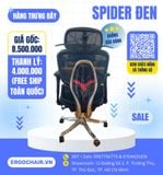  [Hàng trưng bày thanh lý] Ghế công thái học Spider Ergonomic Chair màu Đen 