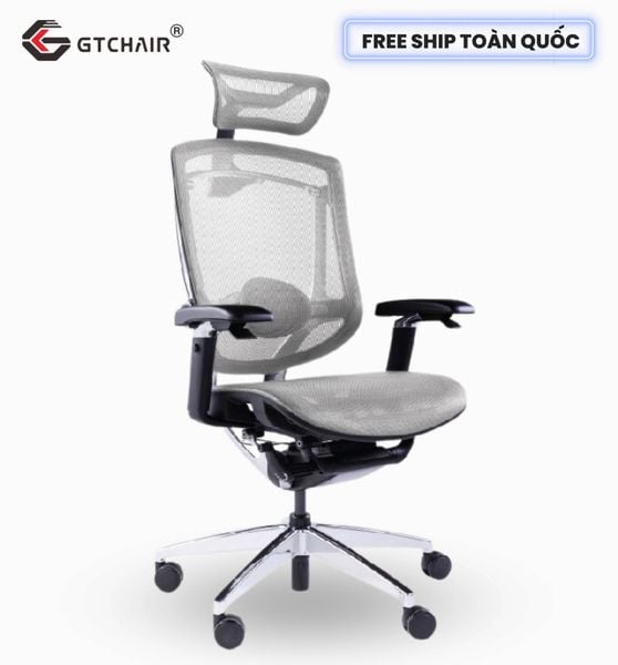 Ghế công thái học GTChair Marrit X 5D Xám Đen