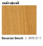  Bàn lãnh đạo liền tủ E-Woodie BGD01-2018 (Bàn 2000x800x750 mm, Tủ 1800x450x630 mm) 