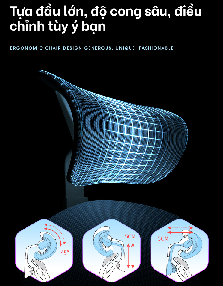  Ghế Công Thái Học GTChair Dvary Butterfly Pro 5D (bản nâng cấp 2024) 
