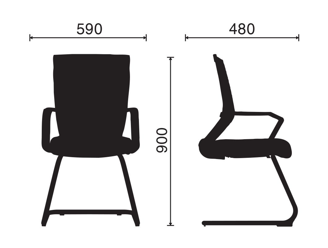  Ghế văn phòng E1012 