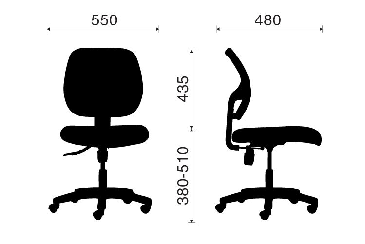  Ghế văn phòng E1017 